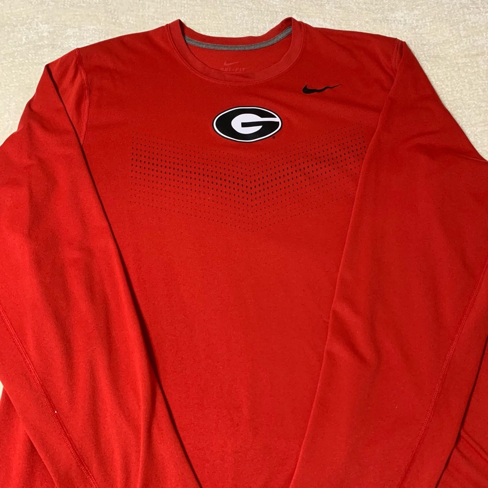 Georgia Bulldogs Nike Dri Fit Long Sleeve Shirt